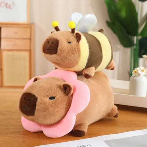 Boneco de Pelúcia Capivara Torrada - Edição Transformação em Abelha